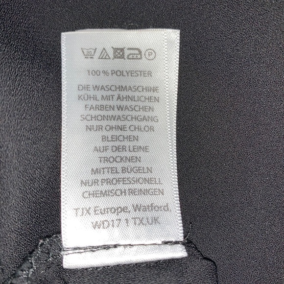 Willi Smith Sheer Sleeveless Black Blouse - Medium - Picture 6 of 6